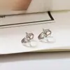 Hebilla para Hélice de Oreja de Estrella de Plata Lisa Hebilla de Oreja Completamente de Plata S925 Diseño Dulce y Fresco Clavo de Hélice de Oreja Mini Apiladas Estrellas Pequeñas