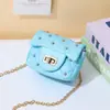 Moda Explosiva Primavera e Verão 2025 Casual Infantil Bolsa de Doces Gelatina Mini Bolsa de Ombro Transversal Atacado