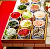 Conjunto de Pratos para Hot Pot com Pratos de Nove Compartimentos, Pratos Criativos e Únicos para Legumes para Restaurantes de Hot Pot, Caixa de Madeira Dividida de Bambu Comercial