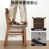 Sillas de comedor usadas, sillas de madera maciza para uso doméstico, sillas con respaldo de lujo ligero, sillas nuevas de ocio con cojín suave, juegos de mesa y sillas de comedor de alta gama