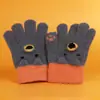 Guantes de Invierno para Niños, Hombres y Mujeres, de Medio Dedo, Calentador de Dedos, Portadidos de Dibujos Animados de Felpa Grandes, Engrosados, a Prueba de Viento, Portadidos de Cinco Dedos