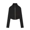 Artículo de Venta Caliente Transfronterizo de Aliexpress Sudadera Corta con Cremallera Nueva Primavera 2026 2615305 Pantalones Cortos 2615306 Conjunto