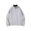 2026 Nova Moletom Esportivo de Algodão Poliéster para Homens e Mulheres, Blusa de Fleece 100% Poliéster com Meio Zíper, Atacado Direto da Fábrica