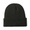 Venta Directa de Fábrica Gorro de Lana Tejido de Color Sólido con Parte Superior Redonda, Gorro Cálido Unisex para Otoño e Invierno, Gorro de Moda para Cubrir la Cabeza al Aire Libre