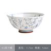 Vajilla de color bajo vidriado de Jingdezhen, adecuada para el hogar, tazón de arroz, plato, tazón grande, tazón de fideos, tazón de sopa, tazón de cerámica.