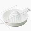 Exprimidor Japonés Naranja Limón Manual Simple Hogar Mini Portátil Separación Pulpa Jugo Plástico Blanco Exprimidor de Naranja