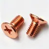 Parafusos e porcas galvanizados em ouro rosé para luminárias, parafusos vermelho rosé para abajures, lustres, brinquedos e eletrodomésticos