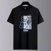 Camiseta de Manga Corta para Hombre, Verano 2026, Algodón Puro de Media Manga para Hombre, Holgada Casual, Top de Marca de Moda, Camiseta, Camiseta Básica