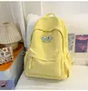 Mochila de dibujos animados muy atractiva y linda para estudiantes de secundaria femeninas, de nicho, simple, ligera, casual, ideal para viajar, mochila de doble hombro de gran capacidad