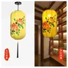 Linternas de Tela Pintadas a Mano Estilo Chino al por Mayor, Linternas Antiguas de Palacio, Lámparas Colgantes de Tela Creativas con Forma de Calabaza de Invierno para Restaurantes, Casas de Té y Pasillos