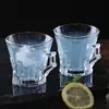 Taza de Vidrio Creativa para el Hogar, Restaurante - Taza de Té de Flores con Forma de Caballo, Taza de Café, Taza Simple para Bebidas de Leche y Jugos