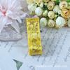 2.5cm Dorado Conejo de Póker Cinta Láser Cinta Barra Insignia lolita Hecho a Mano diy Accesorios para el Cabello Material