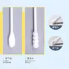 Hisopos de Algodón Doble Cabeza Haishi Hainuo para Bebé Cabeza Espiral Algodón Absorbente Limpieza de Oídos y Mocos de Bebé Hisopo Fino