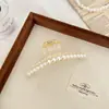 Pin de Perla Grande Pinza para la Parte Posterior de la Cabeza Pasador de Pelo Pinza de Tiburón de Gama Alta Pasador de Pelo Elegante Nuevo 2022