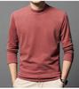 26 Estilos de Otoño e Invierno Cuello Alto Doble Cara Polar Térmico Invierno Nuevo Ropa Exterior para Hombre Capa Base Camiseta de Manga Larga Corte Ajustado Versátil
