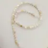 Cuentas de Disco Rectangular de Concha de Agua Dulce Chapada en Metal Transfronterizo, Abalorios de Concha Ligera, Trébol de Cuatro Hojas, Estrella de Cinco Puntas, Cuentas Redondas, Accesorios para Joyería DIY