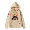 Talla europea anime hombre Naruto Naruto suéter moderno remolino Naruto con estampado sudadera abrigo