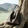 Bolsa de Mujer Más Vendida 2026 Nuevo Estilo Bolso de Piel de Vaca Curtida Vegetal de Primera Capa Versátil para Mujer Nicho Commute Bolso de Hombro Único Dropshipping