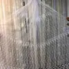 Cortinas Transparentes en Stock al por Mayor para Ventanas de Sala de Estar, Cortinas Transparentes Blancas Sencillas, Cortinas Transparentes Terminadas