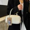 Bolsa de Bolos Portátil Estilo Coreano para Mujer Primavera y Verano 2025 Nueva Retro Commuter Bolsa Almohada Bandolera Cruzada para Combinar con Todo