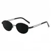 Óculos de Sol Femininos Estilo Francês Lazy Retrô Armação Pequena, Óculos de Sol de Moda High-End com Proteção Solar, Armações Versáteis, Lentes Lisas