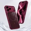 La Funda Oficial Dos en Uno es Adecuada para Fundas de Teléfono Apple 18, la Nueva Funda Magnética para Teléfono iPhone 17Pm Color Rojo Cereza