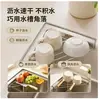 Escurridor de Platos de Acero Inoxidable Cesta Escurridora Retráctil Estante de Almacenamiento Extraíble para Fregadero Estante para Fregadero de Cocina Estante Escurridor con Tazón de Almacenamiento