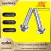 Parafuso de Soquete Sextavado Cabeça Semicircular Estilo Britânico e Americano Grau 8.8/10.9 Fixadores Parafusos de Alta Resistência Anti-Afolgamento