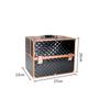 Nuevo estuche portátil de aleación de aluminio para cosméticos, caja de herramientas para tatuajes, bordados, belleza, manicura, caja de almacenamiento plegable con doble apertura, disponible al por mayor.