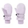 Venta al por mayor transfronteriza de guantes de esquí para niños y niñas, forrados de polar para invierno, engrosados, a prueba de frío, cálidos, a prueba de viento, guantes de cobertura total