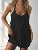 Verano 2026 Nuevo Transfronterizo Amazon TikTok Vestido Deportivo de Una Pieza con Tirantes para Mujer con Pantalones Cortos Integrados