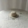 Muñeca bjd infantil diy sombrero de copa pequeño sombrero liso sombrero en blanco actuación pequeña sombrero diámetro 10cm altura 3c