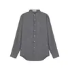 Nueva Camisa Vintage de Rayas para Hombre de Primavera y Otoño con Caída, Estilo Británico Francés, Moda Masculina de Alta Gama, Camisa Elegante