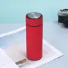 Copo térmico portátil mini fofo de 350ml em aço inoxidável 304 de alto valor com separador de chá, adequado para uso no carro, design reto e personalizável com gravação