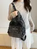 Bolso cruzado de hombro de mezclilla de moda transfronterizo, Mochila casual versátil, Bolso pequeño multicapa ligero para mujer