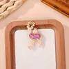 Accesorios de joyería de brocado Song estilo chino tradicional, colgante de ciervo pequeño, regalo creativo hecho a mano para DIY, llavero, charm para bolso, accesorio Hanfu