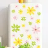 Estilo Bohemio Flores de Margarita Amarilla Plantas Pegatinas Decoración de Pared para Habitación Infantil Dormitorio Flores Florales Pequeñas Calcomanías de Pared