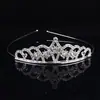 Faixa de cabeça com coroa infantil, acessório de cabeça de aniversário de princesa para meninas, acessórios de performance infantil, joias de cristal, design exclusivo, atacado