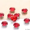 Redondo satélite garra diamante cristal vidro costurado à mão diamante cristal material bolsa para sapatos acessórios de vestuário diy feito à mão