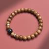 Semilla de Bodhi Natural Cocida Placa Tejida DIY Cadena de Cuentas de Oración de Mano Accesorios Largos para Hombres y Mujeres Regalos