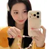 Ins fan amarillo pequeño floral caricatura lente aplicable iphone18promax funda de teléfono móvil Apple 17pro para mujer 16 nuevo