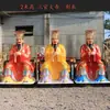 Tres oficiales emperador Tianguan oficiales locales oficiales del agua resina plástico reforzado con fibra de vidrio estatua de Buda adornos de adoración tres yuanes emperador 88cm 1.1 metros
