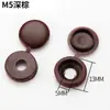 Tapa de Tornillo de Cruz Tapa Cubierta Protectora M4M5M6 Tapa de Tornillo Autorroscante Tapa de Tornillo Conectado para Muebles Tapa Decorativa