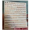 Venta al por mayor Transfronterizo Yeso Vela Aromaterapia 26 Pegatinas de Letras Pegatinas Digitales de Metal Pegatinas de Palabras Combinadas Pegatinas para Uñas Pegatinas de Palabras