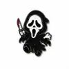 Colección de Broches de Terror Clásico Aleación de Zinc Pines Esmaltados Accesorios Temáticos de Navidad y Halloween Insignias de Regalo Navideño