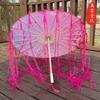 Novo Estilo Chinês Guarda-chuva de Seda Antigo Borla Fita Dinastia Han Sessão de Fotos Acessórios de Guarda-chuva de Papel de Óleo Feminino Clássico Qipao Guarda-chuva para Fotografia