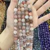 Nuevas Cuentas Redondas de Piedra Lunar de Color Mixto Natural, Cuentas Sueltas, Joyería DIY con Cuentas Hecha a Mano, Accesorios para Pulseras Semi-Terminados, Venta al por Mayor