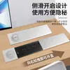 Caja de Enhebrado de Aleación de Aluminio Enchufe de Escritorio Orificio para Cableado Ovalado Tapa Abatible Caja para Cables con Cepillo con Tapa para Orificio de Cable USB Zócalo