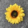 Simulação de girassol flor diâmetro 12cm multicolor flor de girassol cabeça pulso flor acessórios acessórios de vestuário flores falsas