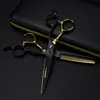 Tesoura para Cabeleireiro Naipson Tipo Rolamento Ouro Negro, Tesoura para Cortar Cabelo, Tesoura Reta, Tesoura para Franja, Tesoura Desbastadora